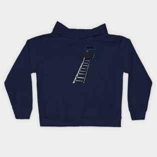 A ladder to the heart Kids Hoodie